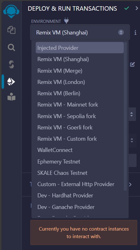 select provider